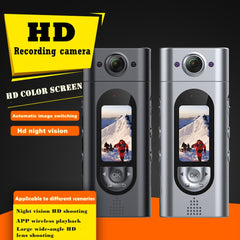 LK2313 Outdoor Sports Cycling WIFI Camera 180 Degree Rotatable Lens IP65 Waterproof HD Action Camera with Back Clip - TechGearPal