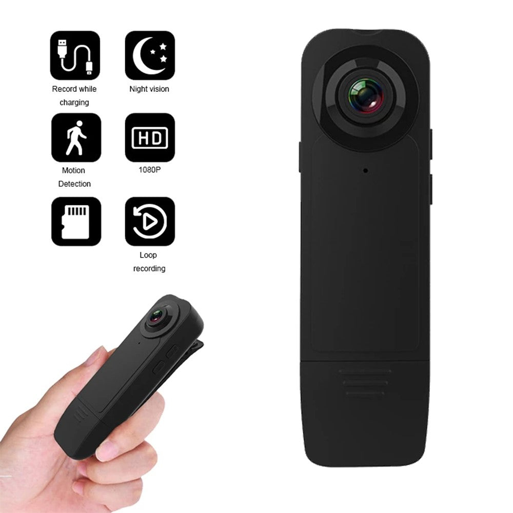 A18 Portable 1080P Mini Camera Webcam Camcorder Night Vision Sports Camera Video Recorder - TechGearPal
