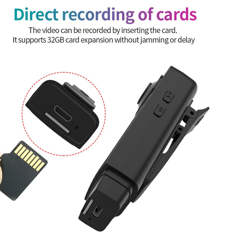 A18 Portable 1080P Mini Camera Webcam Camcorder Night Vision Sports Camera Video Recorder - TechGearPal