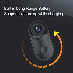 Magnetic Rotation Mini Camera Audio Clip-on Video Recorder Body Worn Cam WiFi Sports Camera - TechGearPal