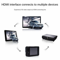 F300AB-R 2 Inch 4K WiFi Action Camera with HD Touch Screen 30m Underwater Camera with Waterproof Case - TechGearPal