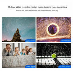 F300AB-R 2 Inch 4K WiFi Action Camera with HD Touch Screen 30m Underwater Camera with Waterproof Case - TechGearPal