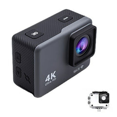 F300AB-R 2 Inch 4K WiFi Action Camera with HD Touch Screen 30m Underwater Camera with Waterproof Case - TechGearPal