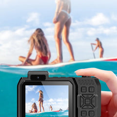 D50 Waterproof Action Camera Portable Outdoor Sports Dual Screen Camera with 32G TF Card - TechGearPal