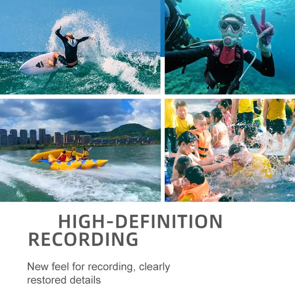 D50 Waterproof Action Camera Portable Outdoor Sports Dual Screen Camera with 32G TF Card - TechGearPal