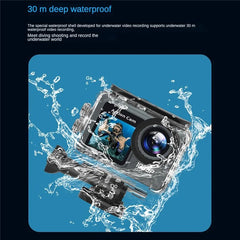 F502AA-G 2 Inch Wide Angle 1080P HD WiFi Action Camera with 30m Waterproof Case - TechGearPal