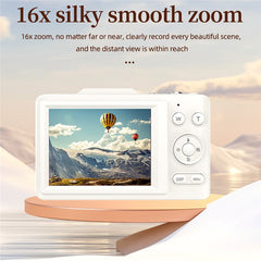 H16 2.8-inch IPS Screen Student Digital Camera 16x Zoom Anti-Shake Autofocus CCD Camer - TechGearPal