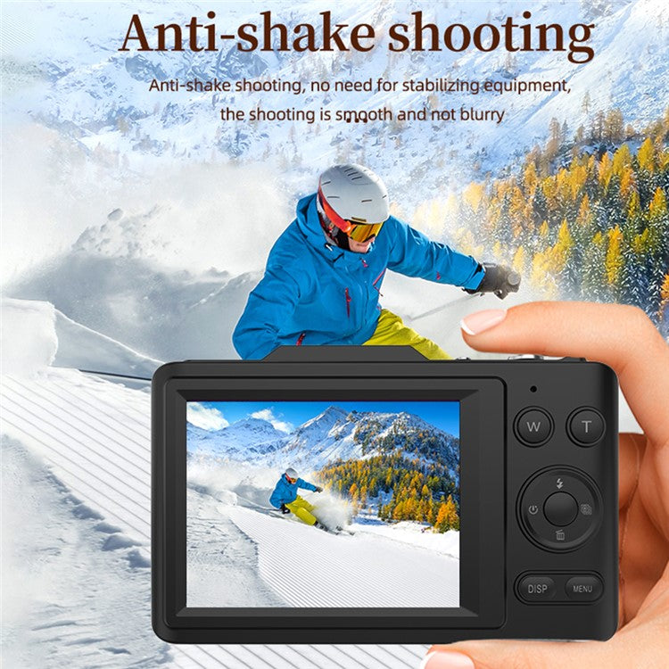 H16 2.8-inch IPS Screen Student Digital Camera 16x Zoom Anti-Shake Autofocus CCD Camer - TechGearPal