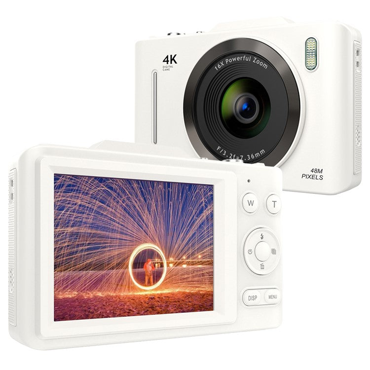 H16 2.8-inch IPS Screen Student Digital Camera 16x Zoom Anti-Shake Autofocus CCD Camer - TechGearPal