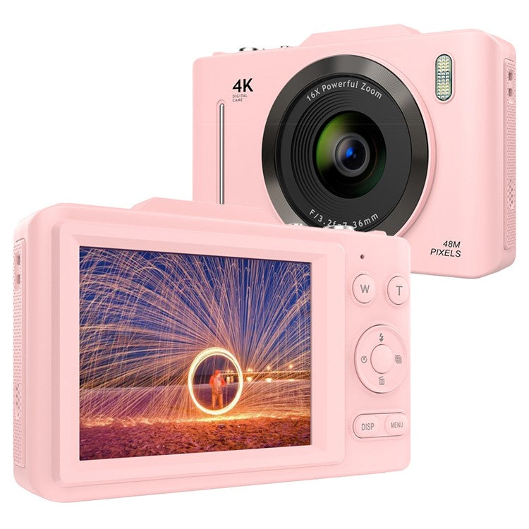 H16 2.8-inch IPS Screen Student Digital Camera 16x Zoom Anti-Shake Autofocus CCD Camer - TechGearPal