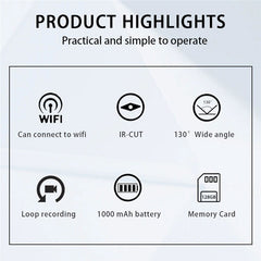 L16 HD Action Camera Night Vision Law Enforcement Sound Recording Video Recorder, No Memory Card - TechGearPal