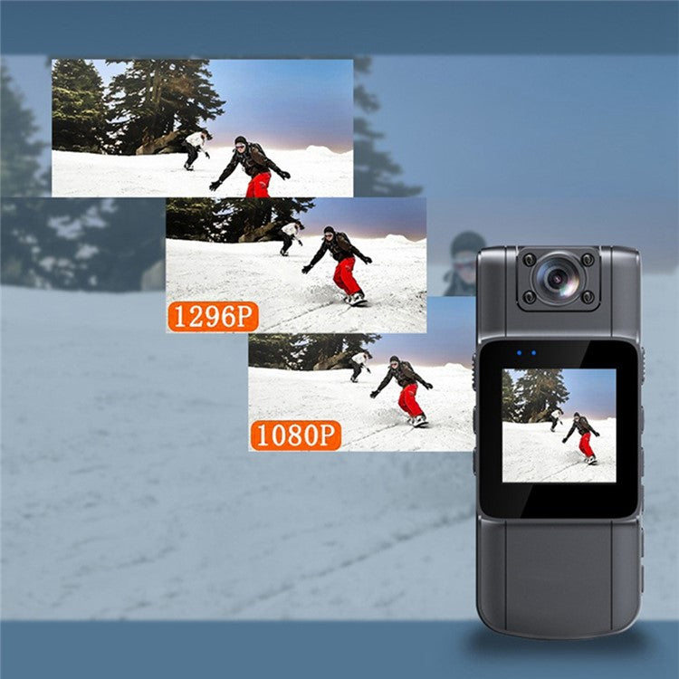 L11 HD Night Vision Motorcycle Sport Camera Law Enforcement Video Recorder with Back Clip - TechGearPal
