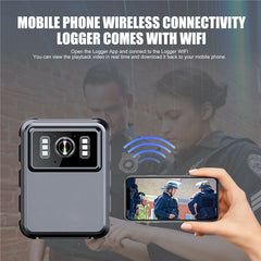 L9 Night Vision Body Camera for Motorcycle Riding 2.0-inch Screen 2K HD WiFi Camcorder - TechGearPal