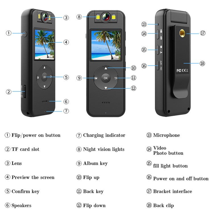 Z09 WiFi Outdoor Sports Cycling Video Recording Camera Rotatable Lens 4K HD Waterproof Camera - TechGearPal