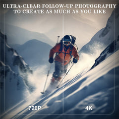 Z09 WiFi Outdoor Sports Cycling Video Recording Camera Rotatable Lens 4K HD Waterproof Camera - TechGearPal