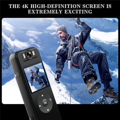 Z09 WiFi Outdoor Sports Cycling Video Recording Camera Rotatable Lens 4K HD Waterproof Camera - TechGearPal