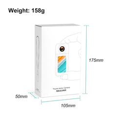 S80 Thumb Camera 2.7K Ultra HD 180 Degree Rotatable Lens 1.47 Inch IPS Screen WiFi Action Camera with 32G Memory Card - TechGearPal