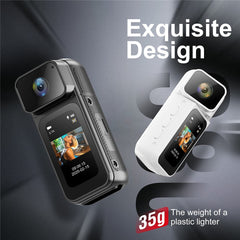 S80 Thumb Camera 2.7K Ultra HD 180 Degree Rotatable Lens 1.47 Inch IPS Screen WiFi Action Camera with 32G Memory Card - TechGearPal