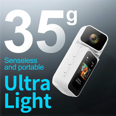S80 Thumb Camera 2.7K Ultra HD 180 Degree Rotatable Lens 1.47 Inch IPS Screen WiFi Action Camera with 32G Memory Card - TechGearPal