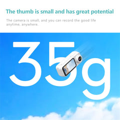 S70 Thumb Camera Rotation Lens WiFi DV Camera 2.7K HD First Person View Sports Cycling Camera with 32G Memory Card - TechGearPal