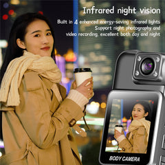 ZC-M11 Portable Action Camera WiFi HD Mini Camcorder with Screen / Rotatable Lens for Outdoor Sports