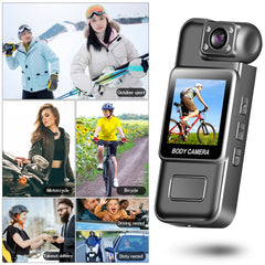 ZC-M11 Portable Action Camera WiFi HD Mini Camcorder with Screen / Rotatable Lens for Outdoor Sports