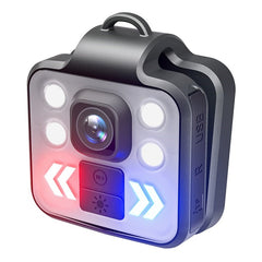 Collar Clip Sports Camera Portable Outdoor Mini Recording Camera with LED Flashlight - TechGearPal