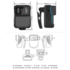 Video Action Camera 1080P WiFi Waterproof Camera Night Vision Vlogging Camera Recorder with Wide Angle Lens - TechGearPal