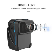 Video Action Camera 1080P WiFi Waterproof Camera Night Vision Vlogging Camera Recorder with Wide Angle Lens - TechGearPal